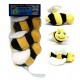 Kyjen Dog Toy Puzzle Plush- Squeakin' Animals Hide-A-Bee Replacement 3 Pack